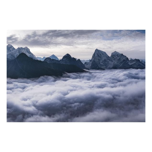 Wohndeko Berg Wolkenmeer im Himalaya