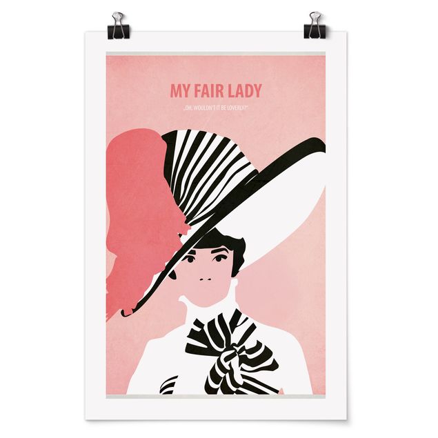 Wanddeko Büro Filmposter My fair Lady