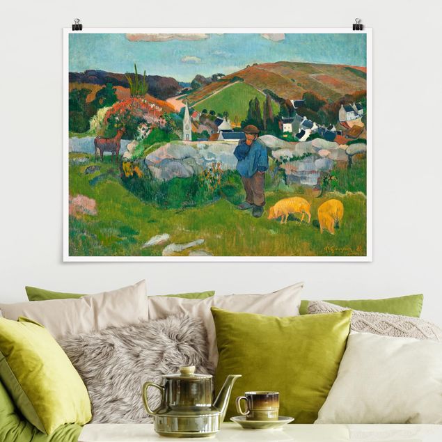 Bilder Impressionismus Paul Gauguin - Der Schweinehirt