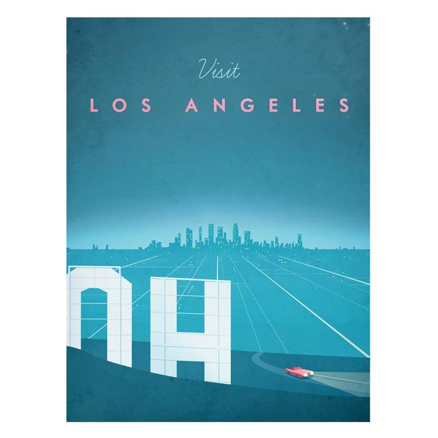 Wanddeko Flur Reiseposter - Los Angeles