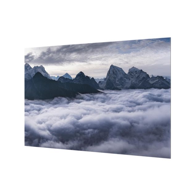 Wohndeko Landschaftspanorama Wolkenmeer im Himalaya