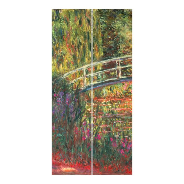 Wanddeko Schlafzimmer Claude Monet - Japanische Brücke im Garten von Giverny