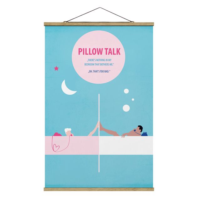 Wanddeko Esszimmer Filmposter Pillowtalk