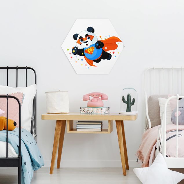 Wanddeko Babyzimmer Super Panda