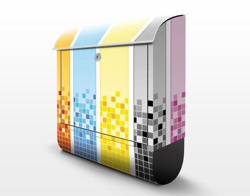 Briefkasten modern Pixel Mix