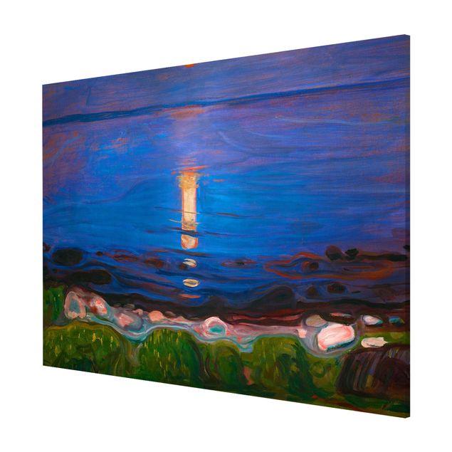 Wanddeko Flur Edvard Munch - Sommernacht am Meeresstrand