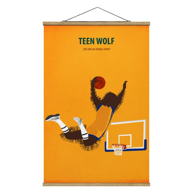 Wanddeko Flur Filmposter Teen Wolf