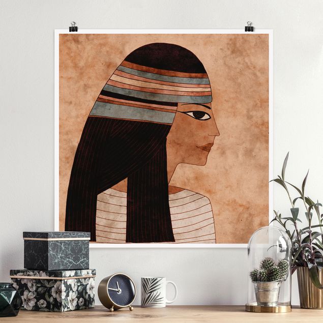 Wanddeko beige Cleopatra