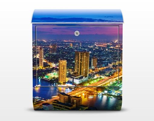 Design Briefkasten Bangkok Skyline