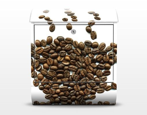 Wanddeko Büro Coffee Beans Cup