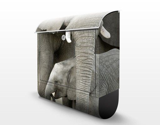 Wanddeko Tiere Elefantenliebe