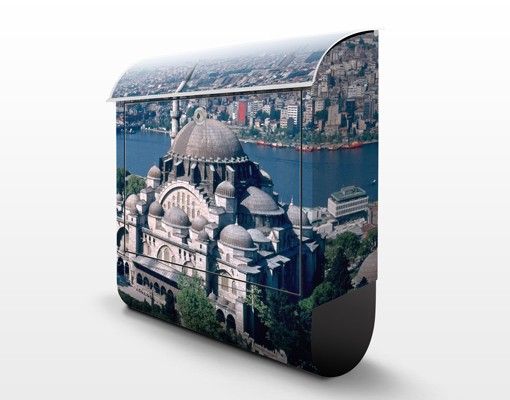 Postkasten grau Moschee Istanbul