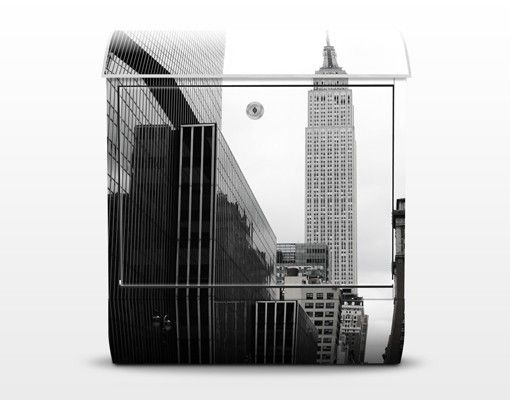 Wanddeko schwarz-weiß Empire State Building