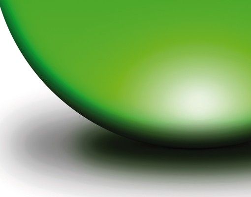 Wandbriefkasten - Magical Green Ball - Briefkasten Grün