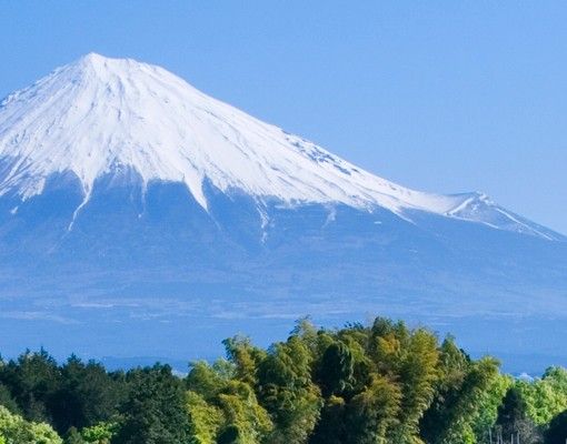 Briefkasten Natur Teefelder vor dem Fuji