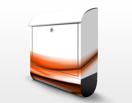 Briefkasten modern Orange Touch