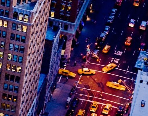 Design Briefkasten Manhattans Taxilichter