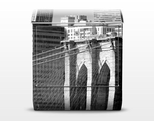 Wanddeko schwarz-weiß New Yorker Wahrzeichen II