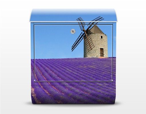 Wanddeko violett Lavendelduft in der Provence