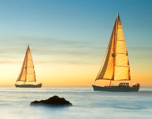 Briefkasten Natur Segelschiffe im Ozean