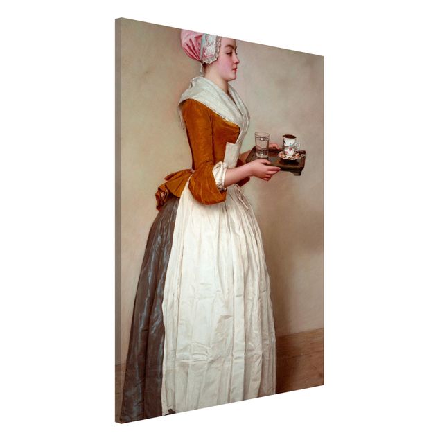 Wanddeko beige Jean Etienne Liotard - Das Schokoladenmädchen