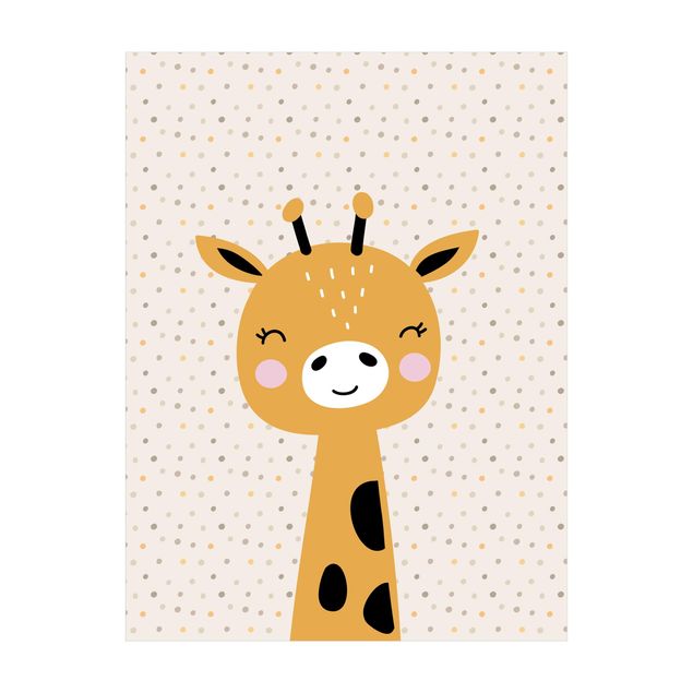 Wanddeko Jungenzimmer Baby Giraffe