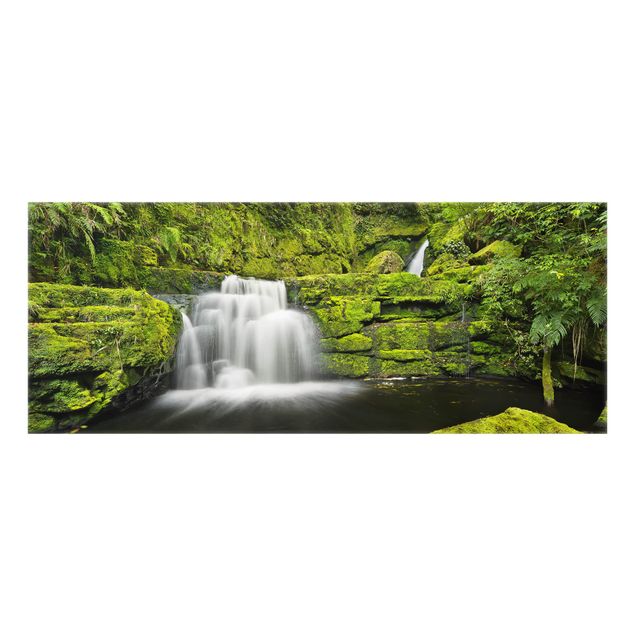 Wanddeko Wasserfall Lower McLean Falls in Neuseeland