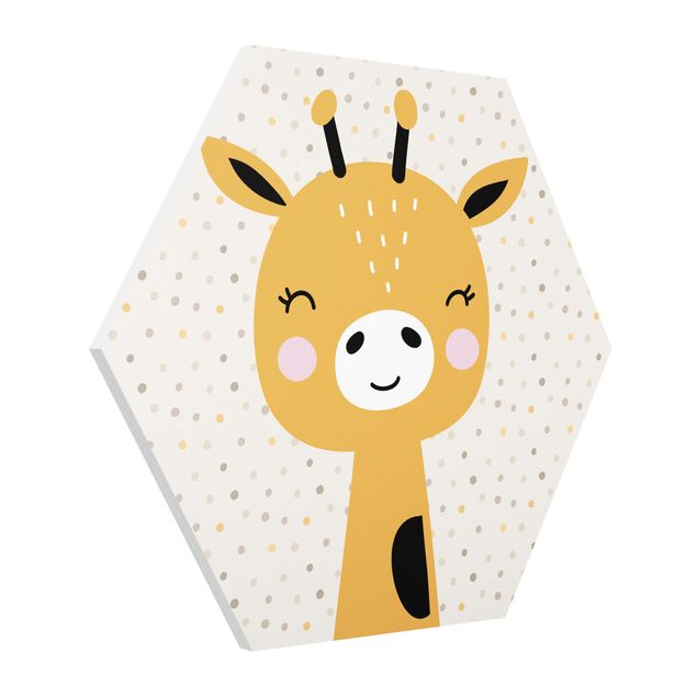 Wanddeko Büro Baby Giraffe