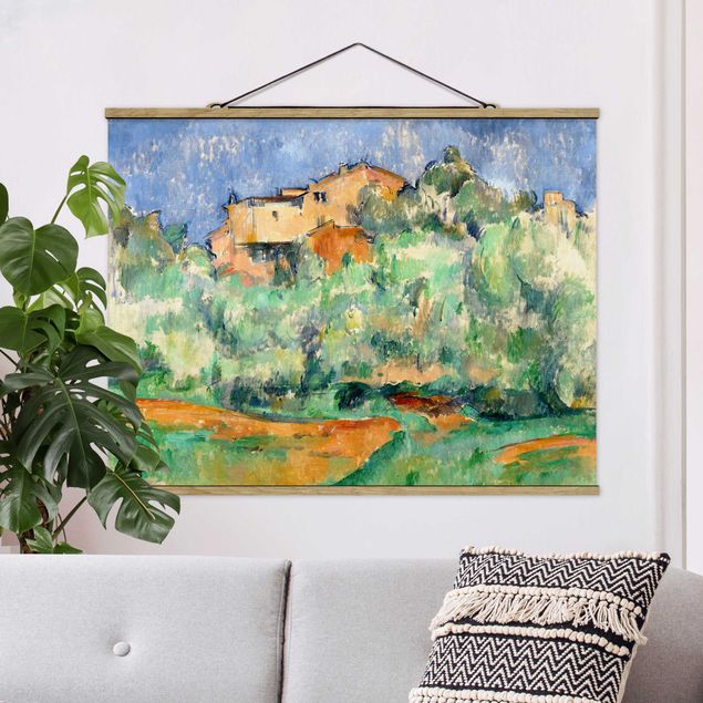 Impressionismus Bilder kaufen Paul Cézanne - Haus auf Anhöhe
