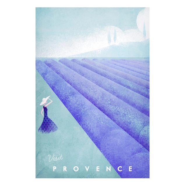 Wanddeko Flur Reiseposter - Provence
