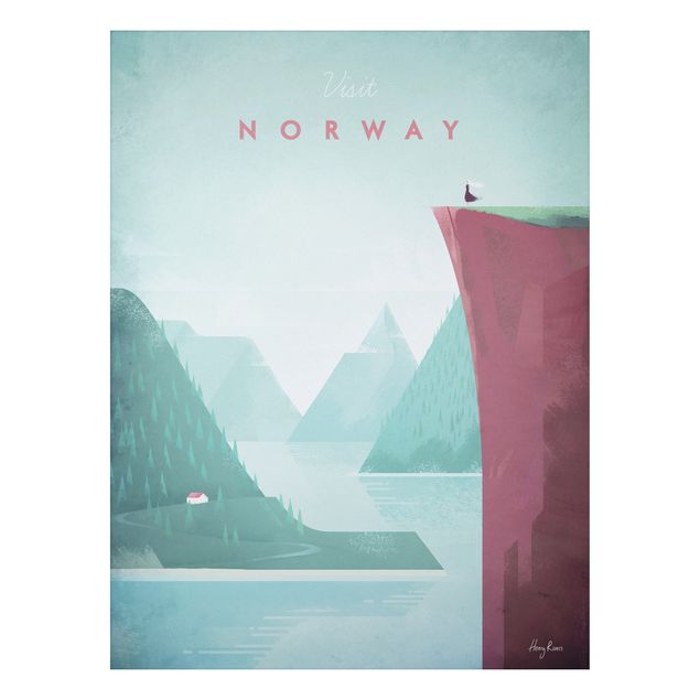 Wanddeko Flur Reiseposter - Norwegen