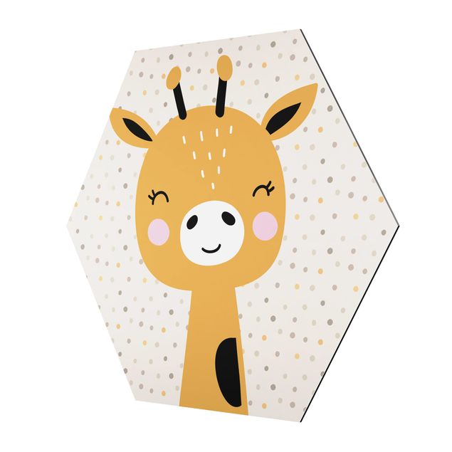 Wanddeko Mädchenzimmer Baby Giraffe