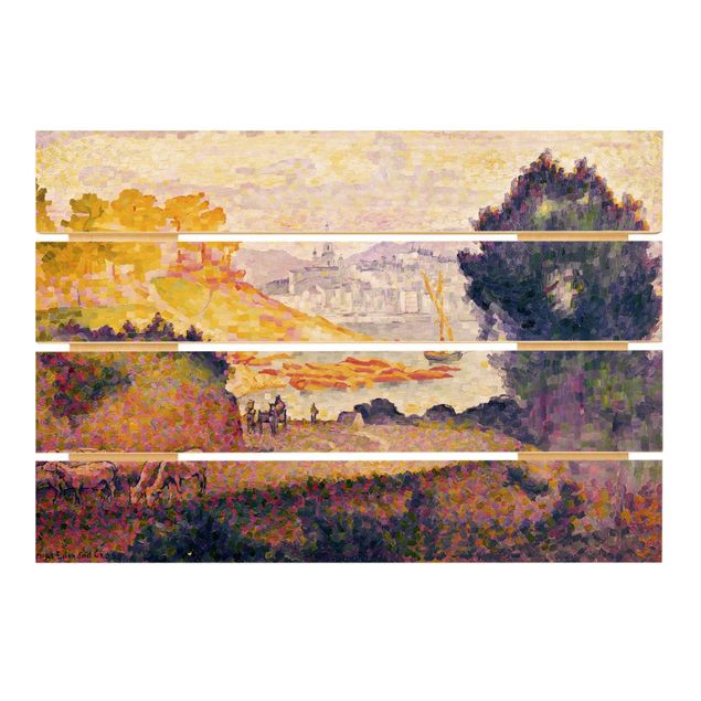 Wanddeko Flur Henri Edmond Cross - Aussicht auf Menton