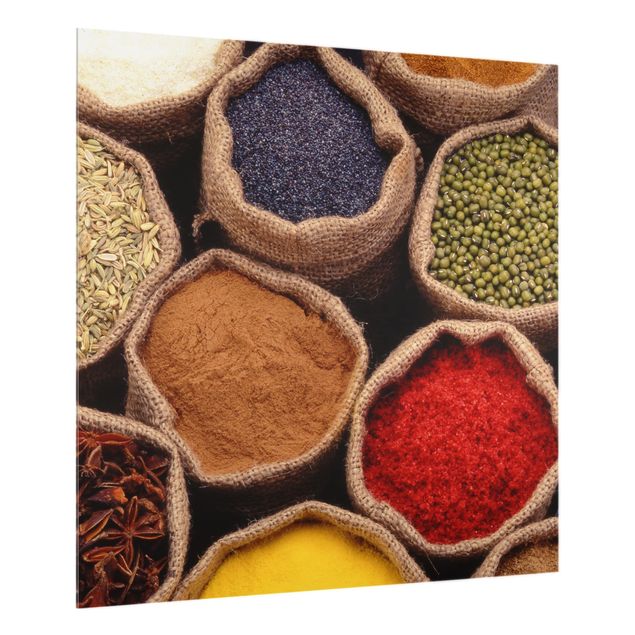 Wanddeko Kulinarisch Colourful Spices