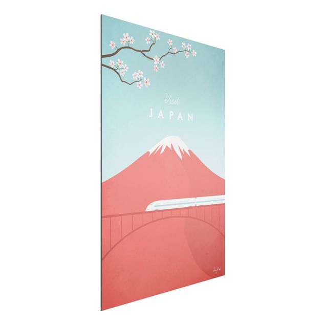 Wanddeko Schlafzimmer Reiseposter - Japan