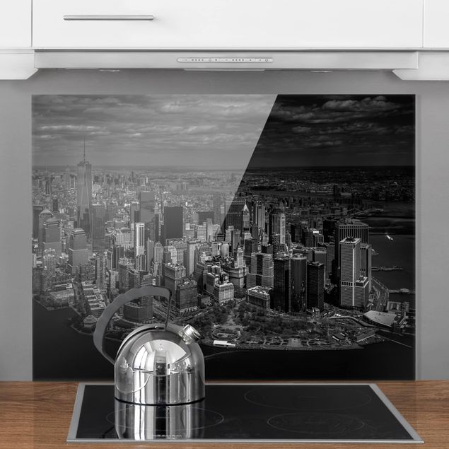 Küche Dekoration New York - Manhattan aus der Luft