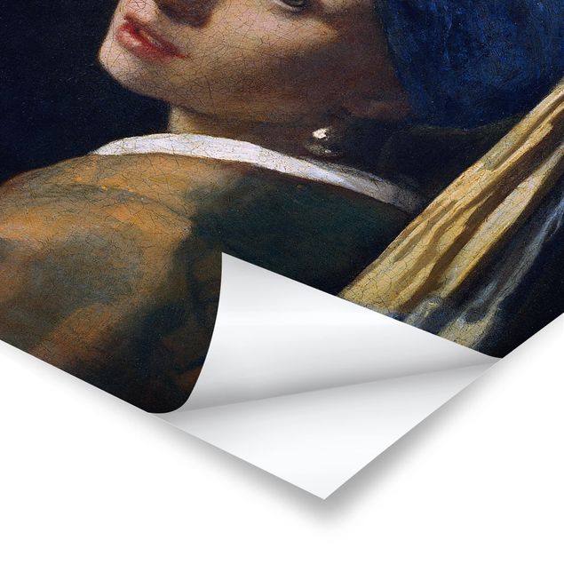 Wanddeko Treppenhaus Jan Vermeer van Delft - Das Mädchen mit dem Perlenohrgehänge