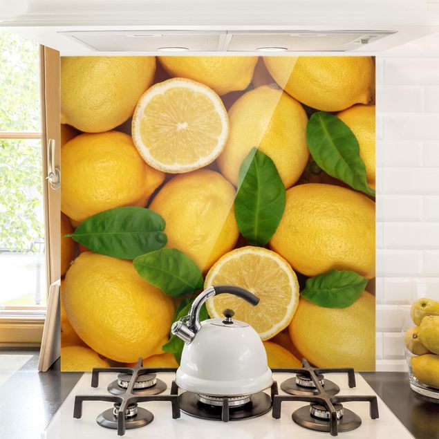 Küche Dekoration Saftige Zitronen