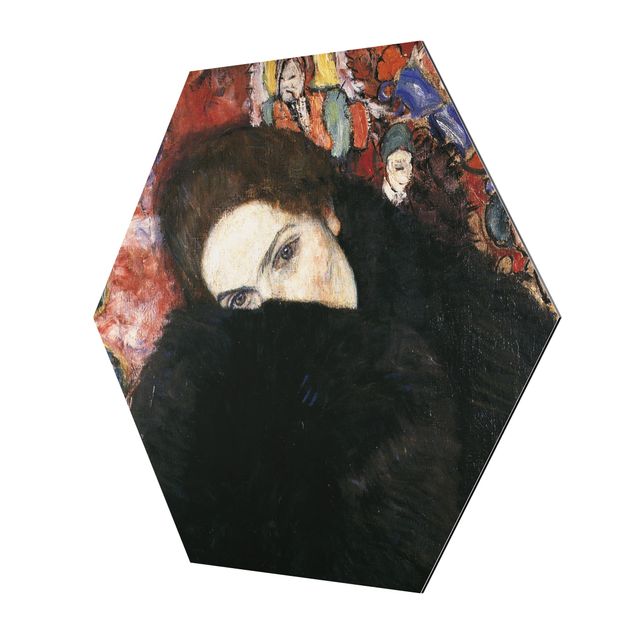 Kunststile Gustav Klimt - Dame mit Muff