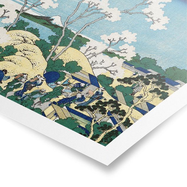 Wanddeko Büro Katsushika Hokusai - Der Fuji von Gotenyama