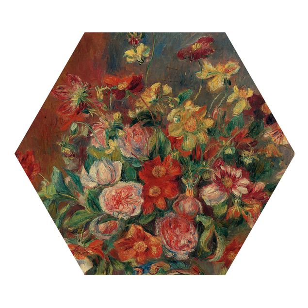 Wanddeko Büro Auguste Renoir - Blumenvase
