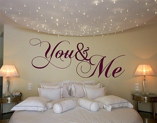 Wanddeko Schlafzimmer No.1420 You and Me