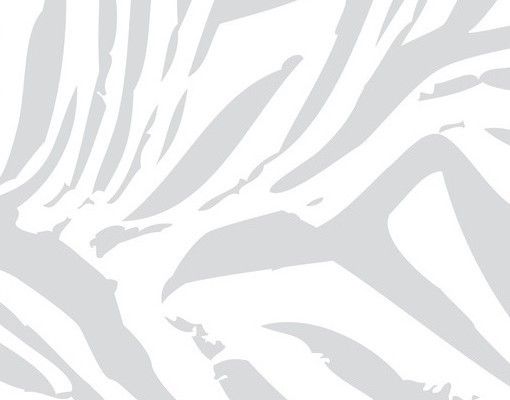 Postkasten grau Zebra Design hellgrau Streifenmuster