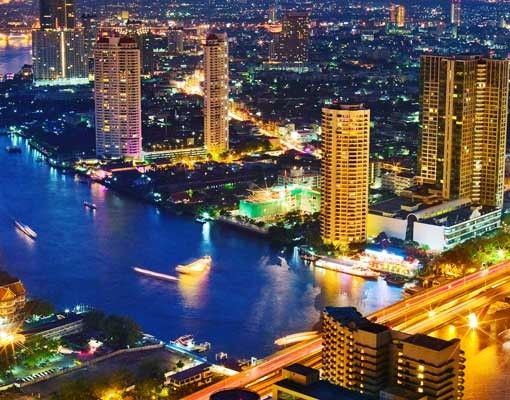 Wanddeko Asia Bangkok Skyline