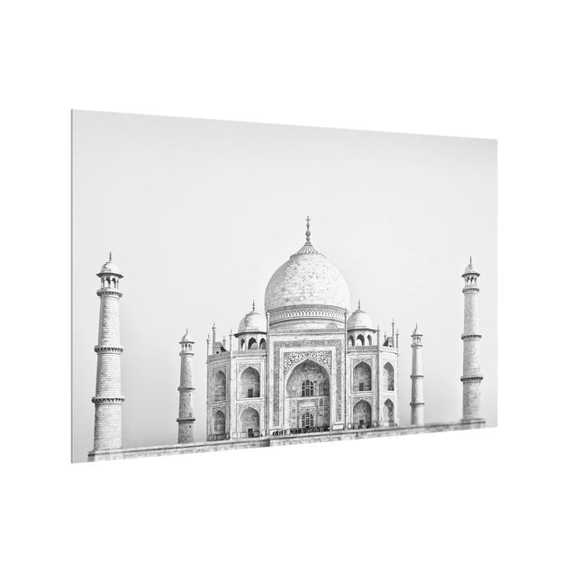 Wanddeko grau Taj Mahal in Grau