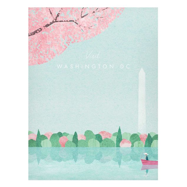 Wanddeko Esszimmer Reiseposter - Washington DC