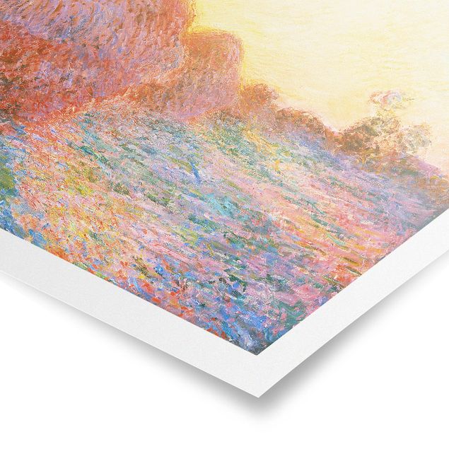 Wanddeko Esszimmer Claude Monet - Strohschober