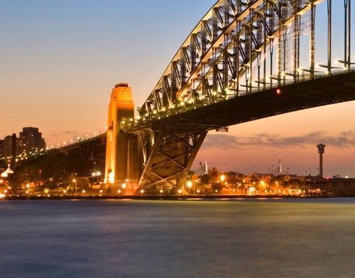 Wanddeko Skylines Harbour Brücke in Sydney