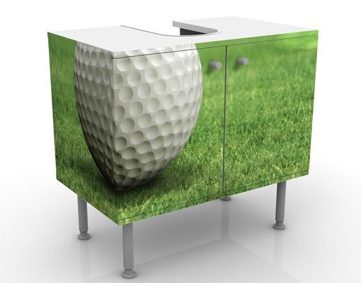 Waschbeckenunterschrank - Golfball - Badschrank Grün