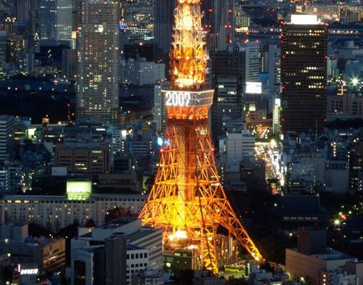 Wanddeko Gäste WC Tokyo Tower